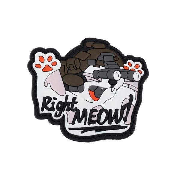Uijokdef 1 PCS PVC Tactical Cat Patch