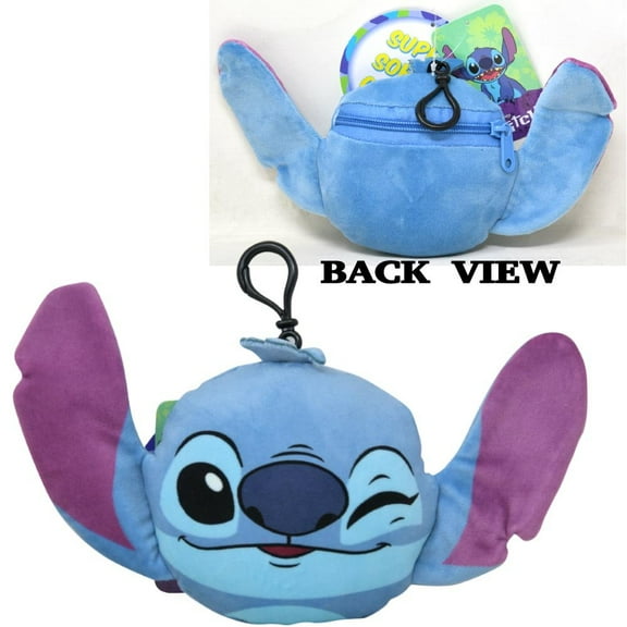 Stitch 6" Plush Head Zipper Pull
