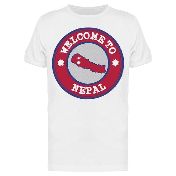 Welcome To Nepal Nation Tee Men's -Image by Shutterstock