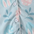 thumbnail image 5 of Hessimy Newborn Baby Girl Golf Outfit Smocked Golf Cart Bubble Romper Ruffle Onesie Bodysuit Infant Summer Clothes(Green, 5 of 9