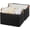 Black, variant on StorageWorks Fabric Storage Bins, Large Storage Baskets with Metal Frame, Closet Organizers with Handles, 2-Pack, Black