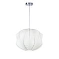 thumbnail image 1 of Kenroy Home 93900WH 252 in. Knott 1 Light Pendant, White, 1 of 1