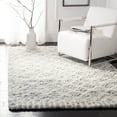 thumbnail image 5 of Safavieh  Handmade Casablanca Shag Santina Tribal Wool Rug Ivory/Grey 5' x 8' 5' x 8' Indoor Living Room, Bedroom, Dining Room Grey, 5 of 5