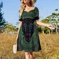 thumbnail image 4 of Vestido Pop de manga corta para mujer, ropa de mujer, ropa coreana, vestidos elegantes para mujer, vestidos de cóctel de verano., 4 of 7