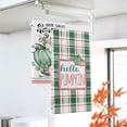 thumbnail image 3 of Fall Hello Pumpkin Kitchen Dish Towels Set of 2, Green Pink Autumn Plaid Check Hand Towels Drying Baking Cooking Cloth, Thanksgiving Farmhouse Home Sweet Home Kitchen Decor 18 x 26 Inch, 3 of 6