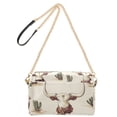 thumbnail image 2 of FORMRS Women Crossbody Purse with Chain Strap Vegan Leather Shoulder Handbag, Beige Cowboy Pattern, 2 of 7