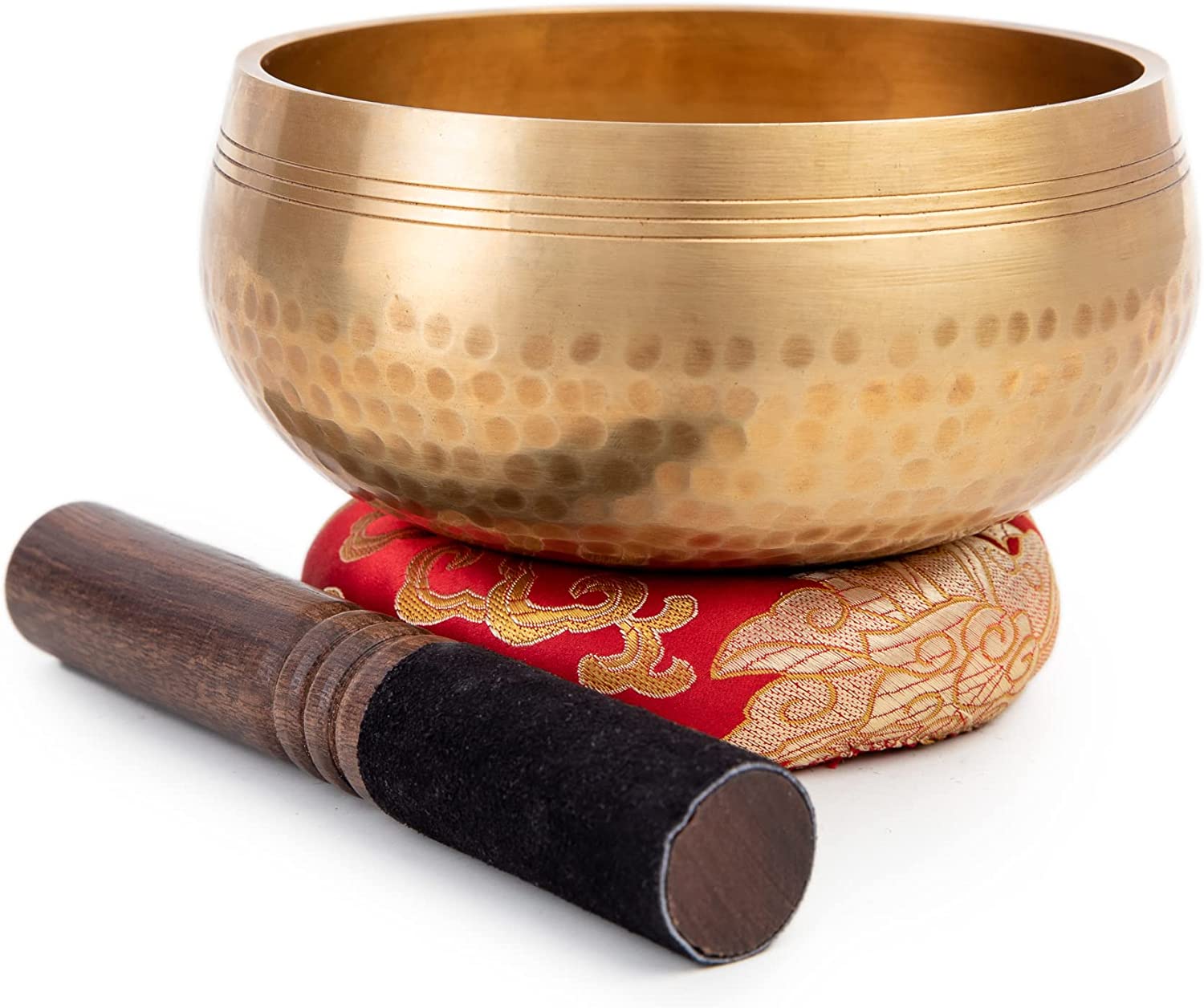 Tibetan Singing Bowl Set Easy To Play for Beginners Authentic  Handcrafted Mindfulness Meditation Holistic Sound Chakra Healing Gift by  Himalayan Bazaar (5