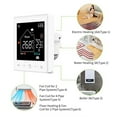 thumbnail image 2 of Mistaha WIFI Water Underfloor Heating 3A Thermostat with Application & Voice Control 3.5 Inch LCD Display Intelligent Programmable Thermostat Child Lock, 2 of 8
