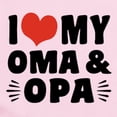 thumbnail image 2 of CafePress - I Love My Oma And Opa Infant Bodysuit - Baby Light Bodysuit, Size Newborn - 24 Months, 2 of 4