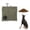 Army Green, variant on Cififendec Snap Closure Dog Treat Pouch, 4.72", Detachable Carabiner Training Snack Storage Bag for Outdoor Walking Dog Obedience Training