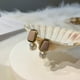 thumbnail image 2 of Moda Retro Perla Colgante Gota Cuelga Pendientes Ear Stud Mujeres Eardrop Joyería (Rosa), 2 of 4