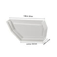 thumbnail image 2 of OULII Gutter Fitting Parts Gutter Downspout Drop Outlet PVC White 1Pack, 2 of 8