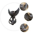 thumbnail image 3 of 1pc American Style Iron Knocker Vintage Owl Crafts Door Knocking Handle, 3 of 8
