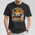 thumbnail image 2 of You Think You Just Fell Out Of A Coconut Tree Raccoon T-Shirt – Funny Animal Graphic Tee, Cute Humor Shirt for Men, Women, Kids, Casual Summer Vacation Outfit, 2 of 3