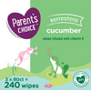 Parent's Choice Baby Wipes, Cucumber, 3 Flip-Top Packs (240 Total Wipes)