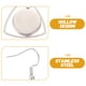 thumbnail image 5 of 20 piezas de base de bisel para pendientes, colgante de metal para bricolaje, base en blanco para pendientes, bandejas de metal en blanco, ganchos para pendientes, 5 of 5