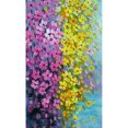 thumbnail image 2 of Cuadros Decorativos Pintura al óleo pintada a mano Kill Time Picture Coloring Yellow Flower Art Craft Gifts Tmvgtek embutido en tela, 2 of 9