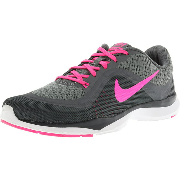 Nike - Nike Women's Flex Trainer 6 Cool Grey / Pink Blast-Dark Grey ...