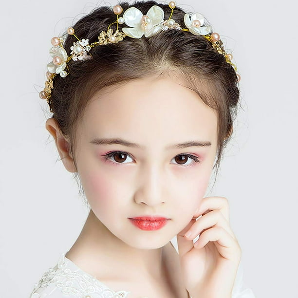 Kids wedding cheap hair accessories