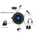 thumbnail image 3 of Micolindun External Sound Card USB Hubs Audio Adapter to USB Port & 3.5mm Audio & Micro Jack for PC Laptop. Plug and Play (Blue), 3 of 6