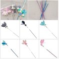 thumbnail image 3 of Cat Wand Toy Interactive Funny Bells Fake Feathers Pet Stick Toy Cat Teaser, 3 of 10