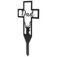 thumbnail image 2 of SHISUYAN Cemetery Memorial Stake Metal Yard Stake Grave Stake Decor, 2 of 8