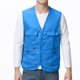 thumbnail image 1 of pstuiky Camisetas sin mangas para hombre, Camiseta de tirantes con cuello en V, multibolsillos y cremallera para exteriores, de color liso y práctica para hombre Chaleco para hombre xxxl, 1 of 7