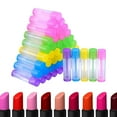 thumbnail image 2 of 100pcs 5g Lip Balm Lipstick Empty Container Clear Tubes with Bottom and, 2 of 6