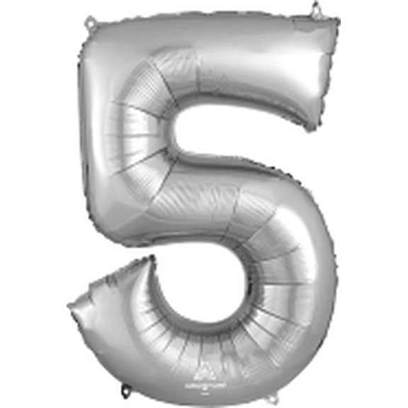 LRG SHP HX NBR 5 SILVER (G3) - 34IN