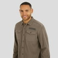 thumbnail image 6 of Men's Darius Rucker Collection by Fanatics Tan Houston Texans Polar Fleece Cozy Button-Up Shirt, 6 of 6