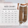 thumbnail image 3 of SWQZVT Womens Track Pants Side Stripe Sweatpants Casual Lounge Workout Drawstring Pants, 3 of 8