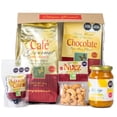 thumbnail image 1 of Kit / Paquete Gourmet Oro Maya: Caf&eacute; Gourmet 454g, Chocolate Artesanal 240g, Mermelada de Mango Gourmet 280g, Nuez de la India 40g, Chococafe 40g (Granos de caf&eacute; cubiertos de cho, 1 of 6