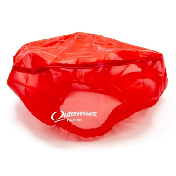 Outerwears 14in. x 6in. Pre-Filter W/Top Red