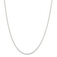 thumbnail image 1 of White Sterling Silver chain Rope Pendant 16 in 1.25 mm, 1 of 5