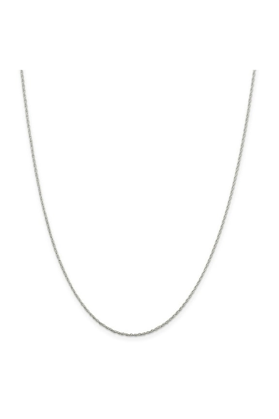 925 Sterling Silver 1.25mm Loose Rope Chain; 18 inch; for Adults and Teens; for Women and Men