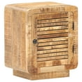 thumbnail image 6 of vidaXL Bedside Cabinet 15.7"x11.8"x19.7" Rough Mango Wood, 6 of 10