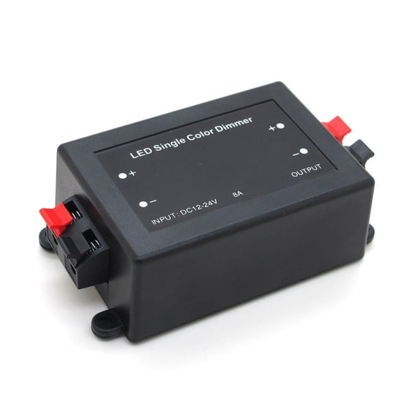 Controlador inalámbrico RF DC 12 V 24 V Interruptor Regulador de intensidad LED Foco Tira de luz empotrada Regulador de intensidad LED