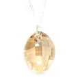 thumbnail image 2 of Juego de aretes y cadena ZVEZDA Plata mexicana ley .925 con dije corte Hoja Golden Shadow, 2 of 5