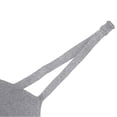 thumbnail image 6 of Women Solid Camisole Bodysuit with Built-in Padded Cups, Slim Fit Stretchy Shapewear for Daily Layering Gray 6XL, 6 of 6