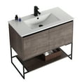 thumbnail image 4 of Fine Fixtures  Urbania Collection Bathroom Vanity Grey 36" Matte,N/A, 4 of 5