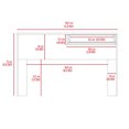 thumbnail image 5 of Rectangular Computer Desk - 23 - Inch x 4 - Inch Drawer - Work from Home - Adaptable, 5 of 6