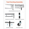 thumbnail image 6 of 71" Indoor Gardening Shelf with 192W LED Grow Lights (5000K Full Spectrum), Portable Plant Stand with Wheels, DIY Heavy Duty Rack for Potted Plants & Seeds, 6 of 10