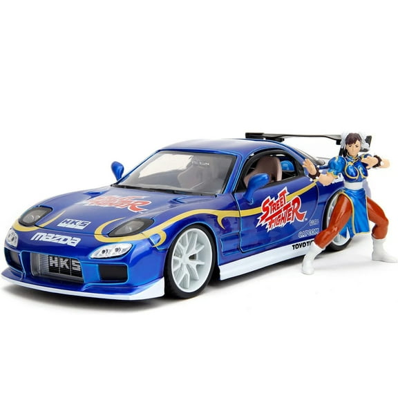 Hollywood Rides SF Chun-Li 1993 RX-7 1:24 Vehicle  Figure