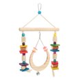 thumbnail image 1 of Juguetes para masticar pájaros, juguete de columpio para loros, mazorca de maíz de madera Natural, para periquitos pequeños, periquitos, guacamayos, pinzones, pájaros del amor, 1 of 8