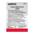 thumbnail image 6 of 6.5W 120V LED MR16 25' Beam Spread GU10 base 3000K Warm White Lamps, 6 of 9