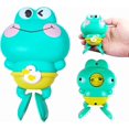 thumbnail image 1 of Baby bath water toy - Frog Wind Up Bath Toys for Toddlers 1-3 3-5, Floating Pool Toys, Water Table Accessories, Baby Shower Games, 1 of 4