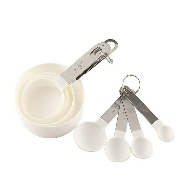 Cucharas medidoras de acero inoxidable para cocinar y hornear con precisión