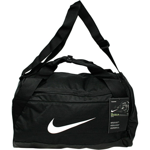 Nike Brasilia Small Duffel Polyester Duffle Bag Hobo - Black / White
