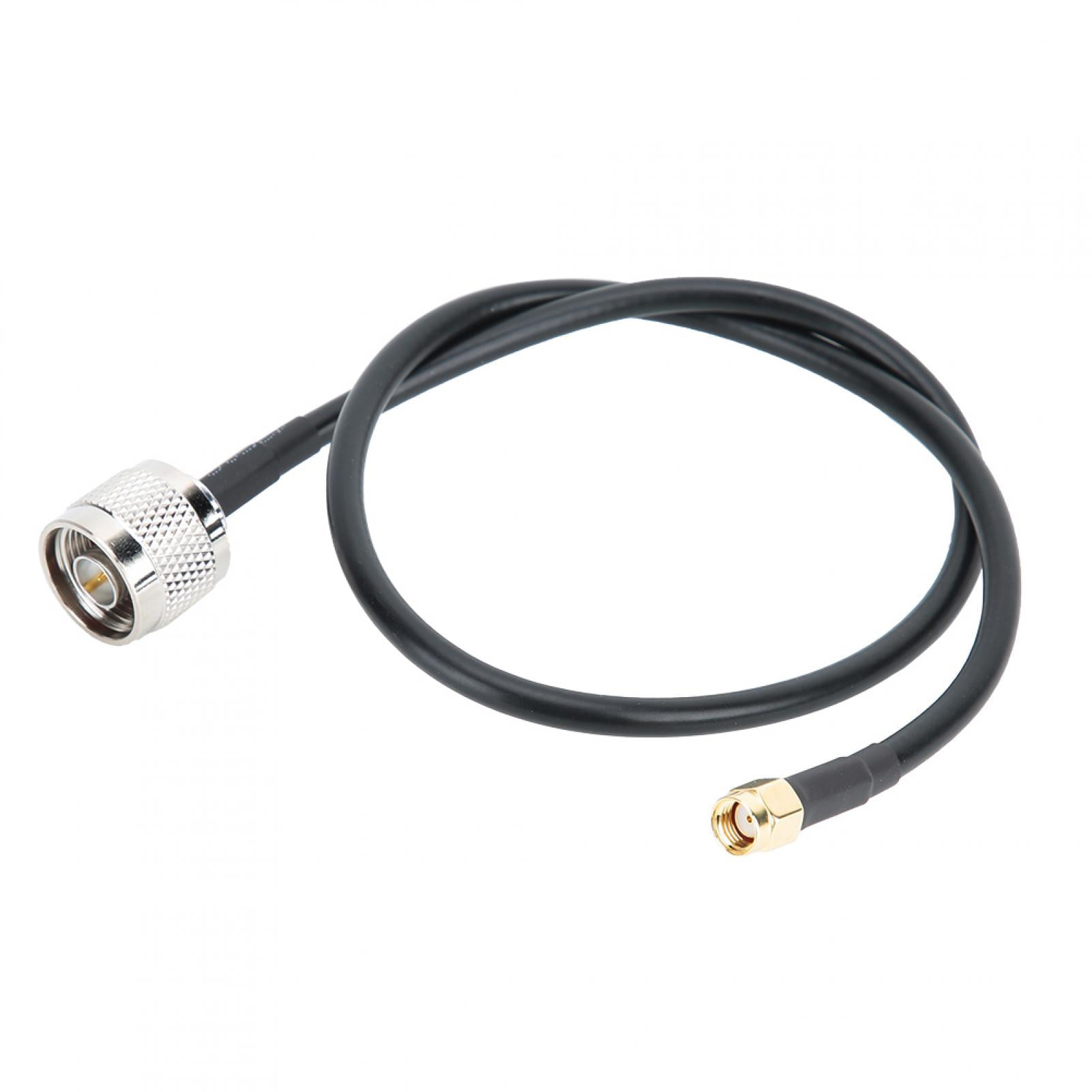 RG58 12inch RF pigtail N male plug pin to BNC male right angle Cable jumper
