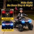 thumbnail image 5 of iRerts 24V Ride on ATV, Powered Ride on Toys Kids 4 Wheeler for Boys Girls Ages 3-6 Gifts, Kids Ride on Car Electric Vehicle with Bluetooth, Music, USB Port, Multi-Color Lights, Pink, 5 of 9
